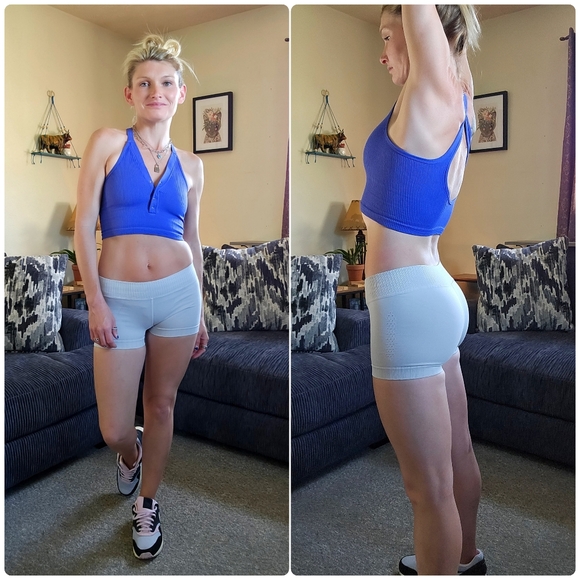 NWOT FP Movement Good Karma Micro Short in Grey - Picture 8 of 8